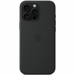 Apple iPhone 16 Pro Max Silicone Case with MagSafe Black - (uus)