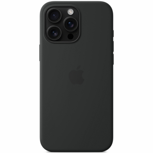 Apple iPhone 16 Pro Max Silicone Case with MagSafe Black - (uus)