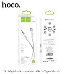 Audio adapter HOCO (UPA19) from USB-C to 3,5mm 1m silver