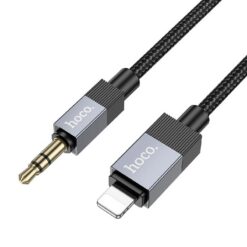 Audio adapter HOCO (UPA32A) lightning to 3,5mm(p) black (1M)