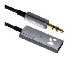 Audio adapter Wozinsky WTODB 3.5mm Aux Bluetooth 5.3 black