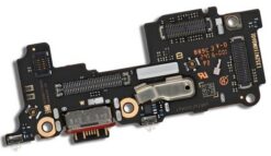 Flex Xiaomi Poco F6 Pro with charging connector and microphone, SIM card contact original (service pack)