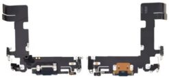 Flex for iPhone 13 for charging connector with microphone Green original (used Grade A)