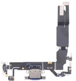 Flex for iPhone 16 for charging connector with microphone Ultramarine original (used Grade A)