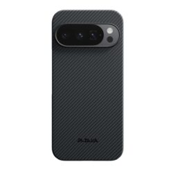 Kaitseümbris Ultra-Slim, Google Pixel 10 Pro XL, must/hall, üliõhuke, Qi2/MagSafe ühilduv, Pitaka