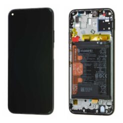 LCD screen Huawei P40 Lite with touch screen with frame Black original (used Grade A)