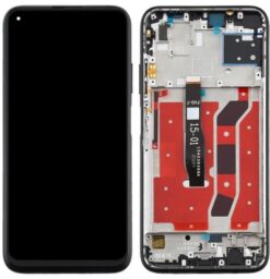 LCD screen Huawei P40 Lite with touch screen with frame Black original (used Grade B)