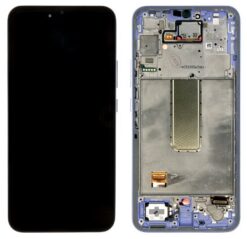 LCD screen Samsung A346 A34 5G 2023 with touch screen and frame Violet original (used Grade B)