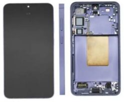 LCD screen Samsung S926 S24 Plus with touch screen and frame Violet original (used Grade B)