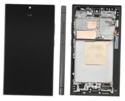 LCD screen Samsung S928 S24 Ultra with touch screen and frame Titanium Black/Blue/Green original (used Grade B)