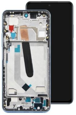 LCD screen Xiaomi Mi 11i/Mi 11X/Mi 11X Pro/Poco F3 with touch screen with frame Blue original (used Grade A)
