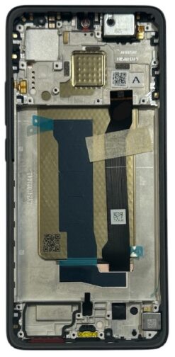 LCD screen Xiaomi Poco X7 Pro 5G with touch screen with frame Black original (service pack)