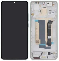 LCD screen Xiaomi Poco X7 Pro 5G with touch screen with frame Green original (service pack)