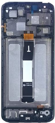 LCD screen Xiaomi Redmi 12C with touch screen with frame Graphite Grey original (used Grade C)