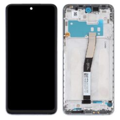 LCD screen Xiaomi Redmi Note 9 Pro/Note 9S with touch screen with frame White original (used Grade B)