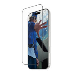 Kiirpaigaldusega kaitseklaas Apple iPhone 17 Pro Max, musta äärega, Ultra-Wide Fit, PanzerGlass