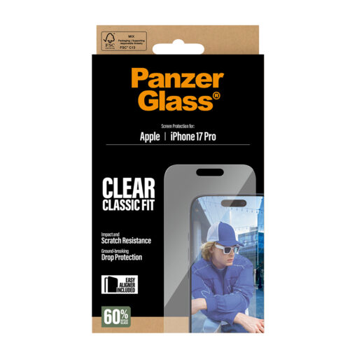 Kaitseklaas Apple iPhone 17 Pro, Classic Fit, PanzerGlass - Image 3