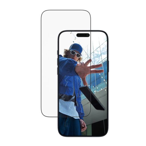 Kaitseklaas Apple iPhone 17 Pro Max, musta äärega, Ultra-Wide Fit, PanzerGlass