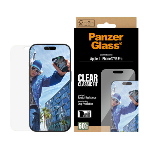 Kaitseklaas Apple iPhone 17 / iPhone 16 Pro, Classic Fit, PanzerGlass - Image 2