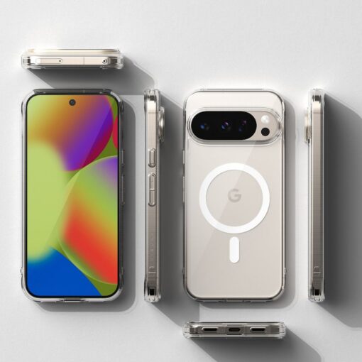 Kaitseümbris Fusion Magnetic, Google Pixel 10 Pro XL, läbipaistev valge ringiga, Qi2/MagSafe ühilduv, Ringke - Image 5