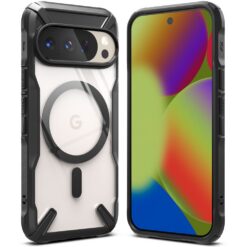 Kaitseümbris Fusion X Magnetic, Google Pixel 10 Pro / Pixel 10, läbipaistev musta äärega, Qi2/MagSafe ühilduv, Ringke