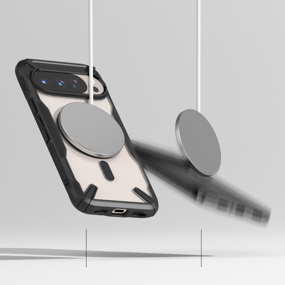 Kaitseümbris Fusion X Magnetic, Google Pixel 10 Pro / Pixel 10, läbipaistev musta äärega, Qi2/MagSafe ühilduv, Ringke - Image 6