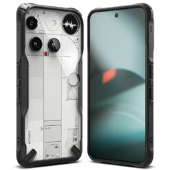 Kaitseümbris Fusion X, Nothing Phone (3), läbipaistev musta äärega, Ringke
