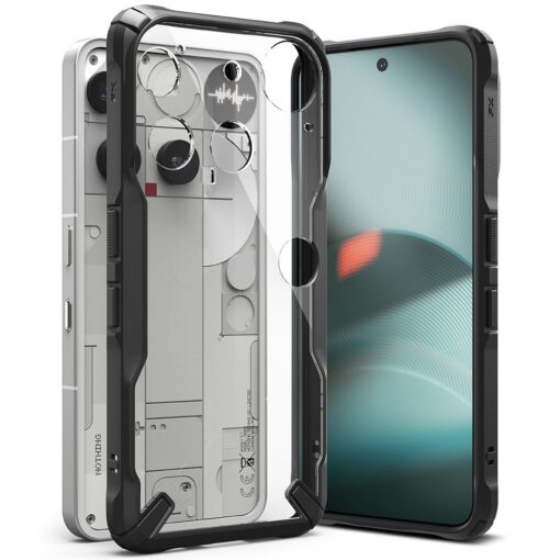 Kaitseümbris Fusion X, Nothing Phone (3), läbipaistev musta äärega, Ringke - Image 3