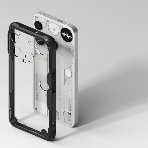 Kaitseümbris Fusion X, Nothing Phone (3), läbipaistev musta äärega, Ringke - Image 4