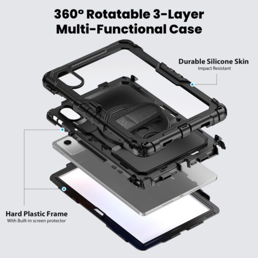 Kaitseümbris Solid360, Lenovo Idea Tab 11, must, Tech-Protect - Image 4
