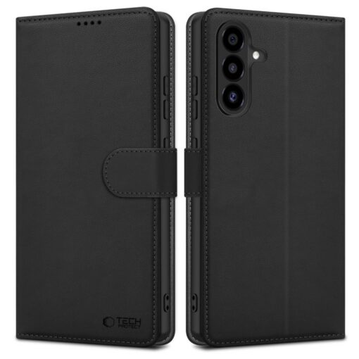 Kaitseümbris kaanega Wallet, Samsung Galaxy A26 5G / A17 / A17 5G, must, Tech-Protect