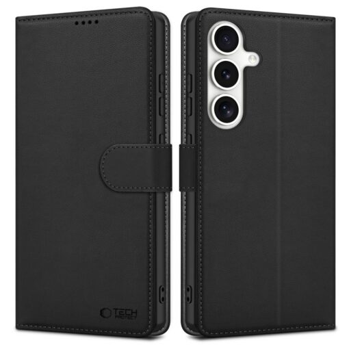 Kaitseümbris kaanega Wallet, Samsung Galaxy S25 FE, must, Tech-Protect - Image 2