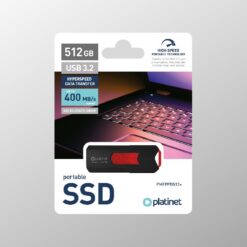 USB memory drive SSD Platinet USB 512GB (USB 3.2; 400MB/s)