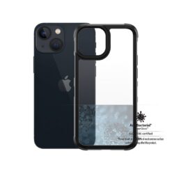 Kaitseümbris SilverBulletCase, Apple iPhone 13 mini, läbipaistev musta äärega, PanzerGlass