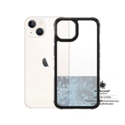 Kaitseümbris SilverBulletCase, Apple iPhone 13, läbipaistev musta äärega, PanzerGlass