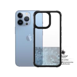 Kaitseümbris SilverBulletCase, Apple iPhone 13 Pro, läbipaistev musta äärega, PanzerGlass