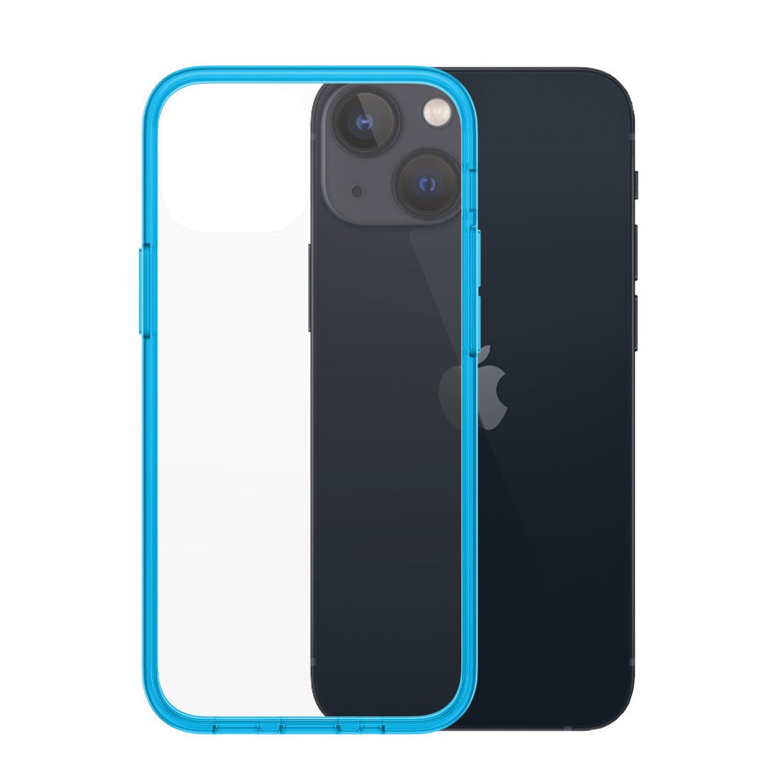 Kaitseümbris ClearCaseColor, Apple iPhone 13 mini, klaasist tagaküljega, sinine / läbipaistev, PanzerGlass - Image 7