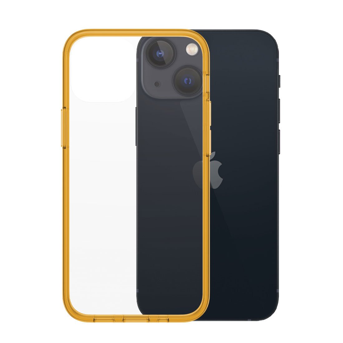 Kaitseümbris ClearCaseColor, Apple iPhone 13 mini, klaasist tagaküljega, oranž / läbipaistev, PanzerGlass - Image 7