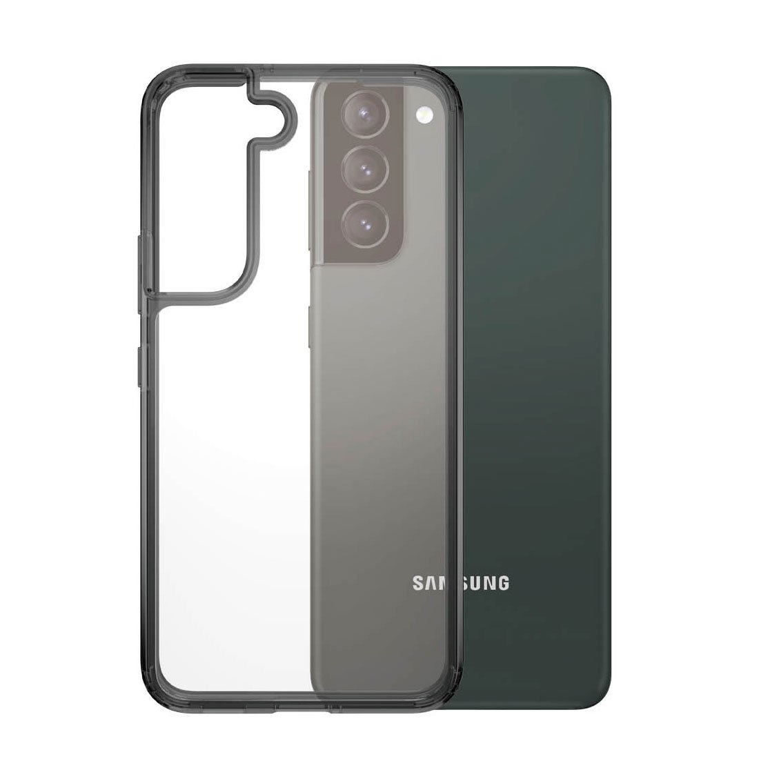 Kaitseümbris HardCase, Samsung Galaxy S22+ 5G, läbipaistev musta äärega, PanzerGlass - Image 7