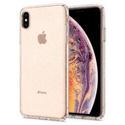 Kaitseümbris Liquid Crystal Glitter, Apple iPhone Xs Max, läbipaistev, sädelusega, Spigen