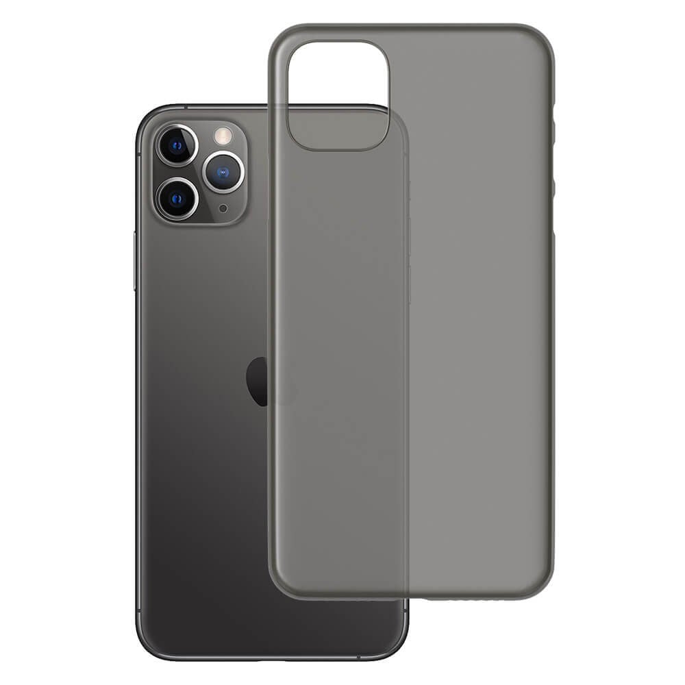 Kaitseümbris NaturalCase, Apple iPhone 11 Pro Max, üliõhuke, tumehall, 3mk