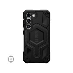 Kaitseümbris Monarch Pro, Samsung Galaxy S23, carbon fiber, magnetringiga, Urban Armor Gear (UAG)
