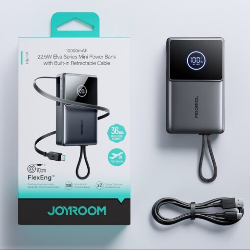 Väline aku Power Bank Joyroom JR-PR1 22.5W 10000mAh must - Image 5
