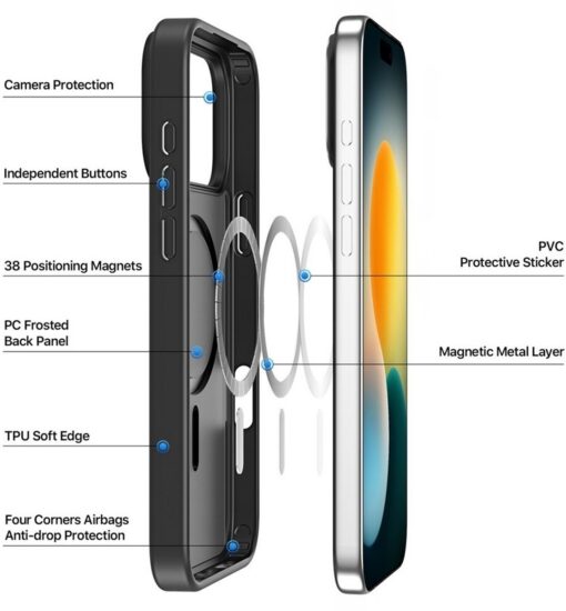 Telefoniümbris Dux Ducis Yind Apple iPhone 17 Pro Max must - Image 2