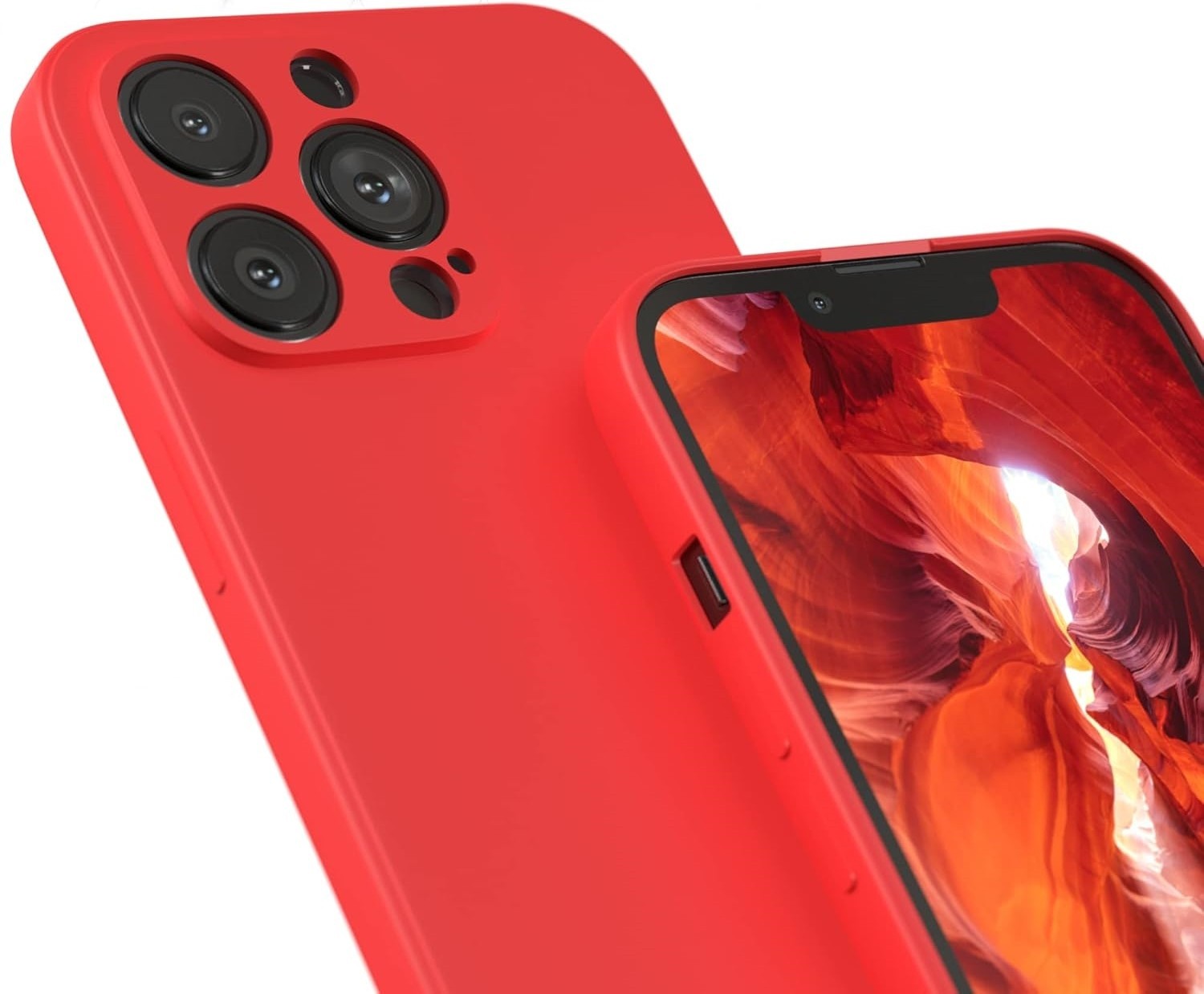 Telefoniümbris Liquid Silicone 1.5mm Xiaomi Redmi 15C 4G punane - Image 2