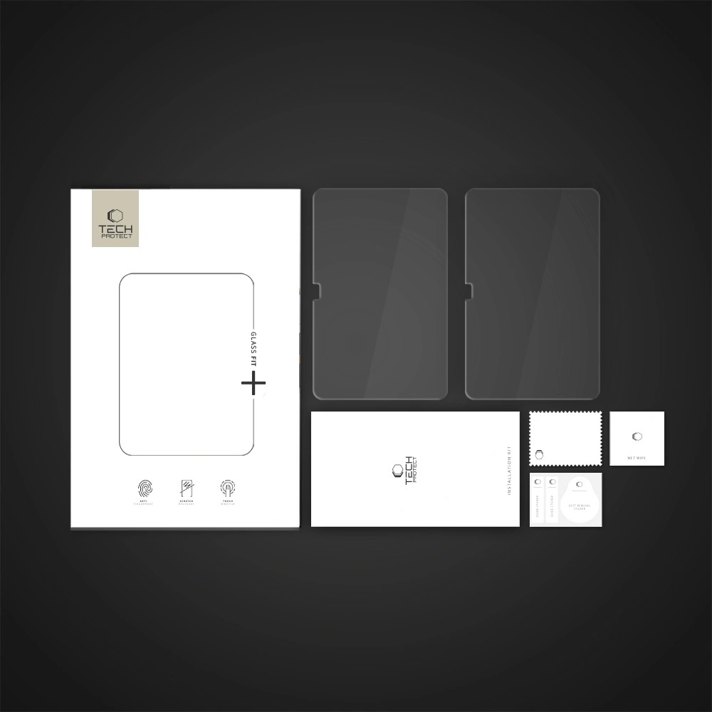 LCD kaitsev karastatud klaas Tech-Protect Glass Fit+ 2-Pack Samsung X620/X626 Tab S10 FE Plus - Image 2