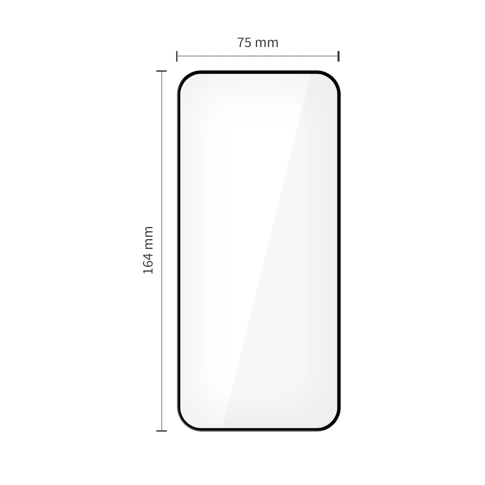 LCD kaitsev karastatud klaas Tech-Protect Glass Fit+ 2-Pack Xiaomi Redmi 15 4G/Redmi 15 5G must - Image 2