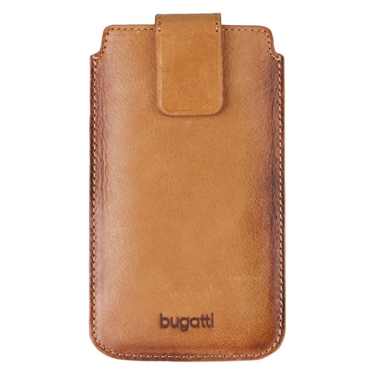 Kott Francoforte, universaalne magnetiga, 3XL, Apple iPhone 7 Plus / 8 Plus / Xs Max / 11 Pro Max, naturaalsest nahast, pruun, Bugatti