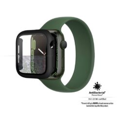 Kaitseklaas raamiga, Apple Watch Series 9 / 8 / 7 (41mm), eemaldatav, musta äärega, PanzerGlass