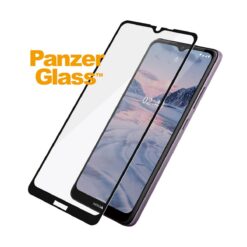 Kaitseklaas Nokia 2.4, ümbrisesõbralik, musta äärega, PanzerGlass